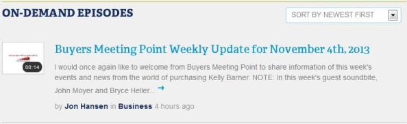 BMP Nov. 4th 2013 Segment