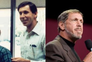 Larry Ellison . . . Then and Now